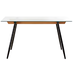 Mesa Comedor Vidrio Kai 140x80CM - comprar online