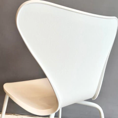 Mesa Comedor Tulip Blanca 80cm + 2 Sillas Jacobsen Polipropileno Blancas - tienda online