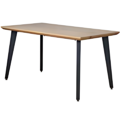 Mesa Comedor Cole Hierro y Madera