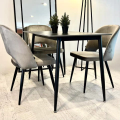 Mesa Comedor Parma Símil Mármol 120x70CM - Muebles de diseño | Gift Collection