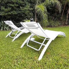 Set x2 Reposera Florida Blanca - Muebles de diseño | Gift Collection