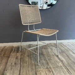 Silla Hierro Blanco y Soga Blanca (Ultima unidad) - comprar online
