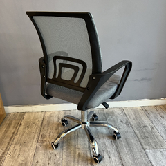 Silla Giratoria Vico Gris Con Negro - tienda online