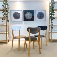 Imagen de Silla Alvar Laqueada Asiento De Paraíso (ultima unidad)