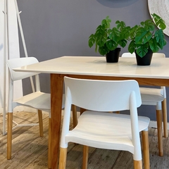 Silla Bristo Blanca Pata Madera en internet