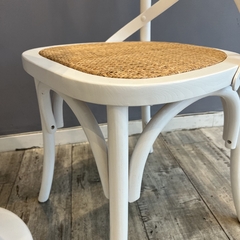 Set x2 Silla Cross Blanca - Muebles de diseño | Gift Collection