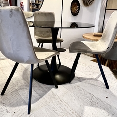 Mesa Comedor Tulip Símil Mármol Negra - Muebles de diseño | Gift Collection