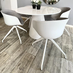 Mesa Comedor Hiroyima Blanca Para Exterior