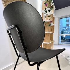 Mesa Comedor Tulip Negra 80cm + 2 Sillas Street Negras - comprar online