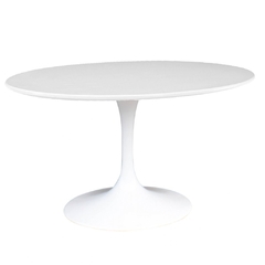 Mesa Comedor Tulip Oval Blanca