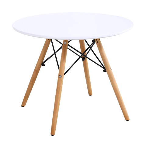 Mesa Auxiliar Eames KIDS Blanca 60x50h - comprar online