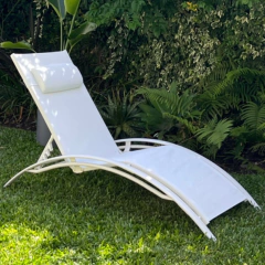Set x2 Reposera Florida Blanca - tienda online