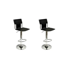 Set x2 Banqueta Gloria Ecocuero Negro en internet