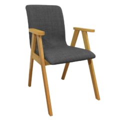 Sillón Hulu Natural Tapizado Lino