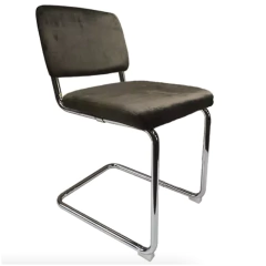 Set x2 Silla Cesca Pana Gris Oscuro - comprar online