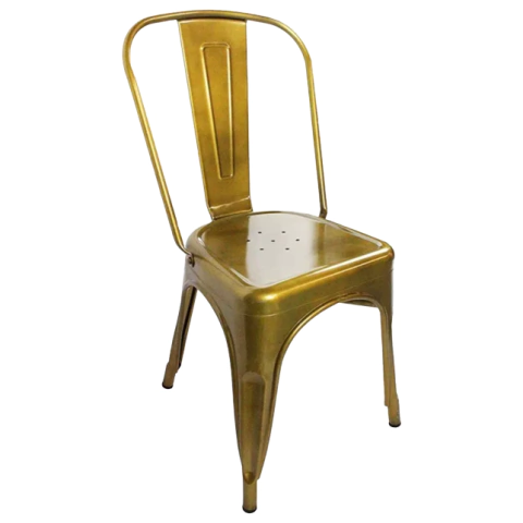 Silla Tolix Oro Apilable - comprar online