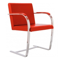 Sillón Berno Ecocuero Rojo