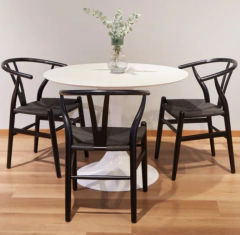 Silla Wishbone Negra - comprar online
