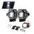 Kit Faros Auxiliar Led U7 Mini Stallion Universal Color Blanco