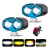 Kit Faros Auxiliares Led F121 Stallion 2400lm Universal Moto