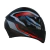 CASCO INTEGRAL MOTO VERTIGO V50 PHANTOM NEGRO ROJO MATE - comprar online