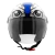 CASCO ABIERTO PROTORK NEW LIBERTY THREE GP 88 AZUL - comprar online