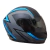 CASCO INTEGRAL MOTO VERTIGO V32 INFLUENCE CELESTE/NEGRO MATE en internet