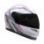 CASCO INTEGRAL MOTO VERTIGO V32 INFLUENCE ROSA/BLANCO MATE - comprar online