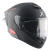CASCO AXOR BRUTALE SOLID NEGRO MATE - tienda online