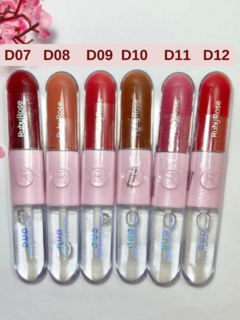 BATOM DUO (LÍQUIDO E GLOSS) RUBY ROSE G2