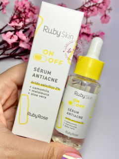 SÉRUM ANTIACNE (ÁCIDO SALÍCILICO 2%) 30ML - LINHA ON/OFF RUBY ROSE