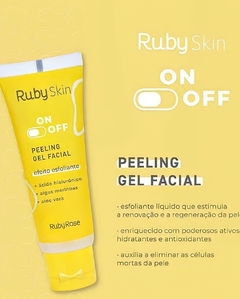 Peeling Gel Facial (Efeito Esfoliante) 50g - Linha On/Off RubyRose - comprar online
