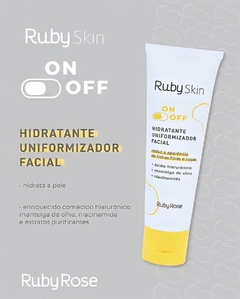 HIDRATANTE UNIFORMIZADOR FACIAL 50G - LINHA ON/OFF RUBY ROSE - comprar online
