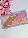 Paleta de Bronzer, Blush e Iluminador Feels Mood