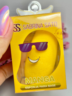 ESPONJA PARA BASE MODELO MANGA SABRINA SATO COR AMARELO