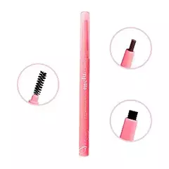 LÁPIS PARA SOBRANCELHAS CHANFRADO 2 EM 1 MELU RUBY ROSE - comprar online