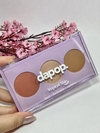 PALETA TRIO DE CONTORNO, BLUSH E ILUMINADOR TROPICAL SKIN DAPOP