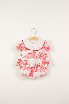 Macacão Estampa Toile de Jouy - comprar online