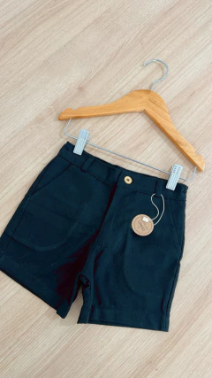 Bermuda Preto Linho na internet