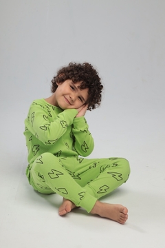 Pijama manga longa Raios - comprar online