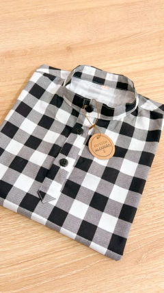 Bata gola padre Xadrez Preta