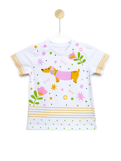 T-shirt Dog Flor