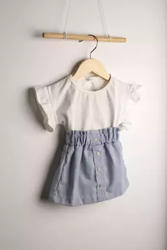 CONJUNTO SAIA + CAMISETA - SAFIRA