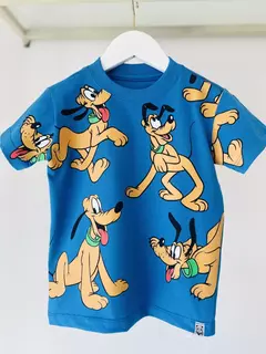 T-shirt Azul Estampada Pluto - comprar online