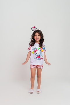 PIJAMA MANGA CURTA E SHORT HELLO KITTY - comprar online
