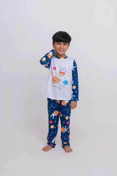 Pijama Manga Longa Astros