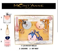 kit 3 Bicicletas 25ml cada Original MONT'ANNE