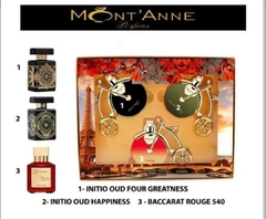 kit 3 Bicicletas 25ml cada Original MONT'ANNE