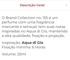 Acqua di Gio 25ml Original collection 155 na internet