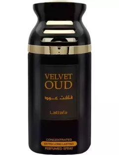PERFUME EM SPRAY VELVET OUD LATTAFA 250ML